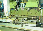 gantry assembly machine automated robotic welding cell axle manufacturing high volume production