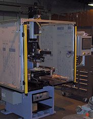 dedicated ultrasonic welding machine custom assembly HMI control precision locating clean welds