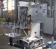 dedicated spot welding machine custom assembly cell fixturing tooling jig change out