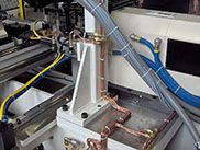 pneumatic hydraulic plumbing controls air lines riveting machine precision holding locating rivet
