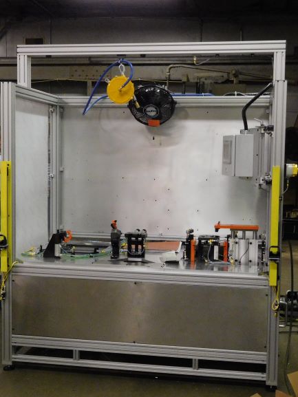 rivet nut assembly machine part processing custom machinery quick assembly reduce worker strain stress increase process automation