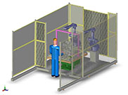 custom robot welding cell design build install integrate machining fabrication assembly tooling fixture jig