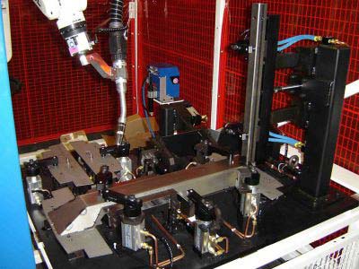 Robotic GMAW Welding Fixture