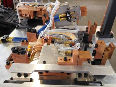 Copper Clad Weld Fixture