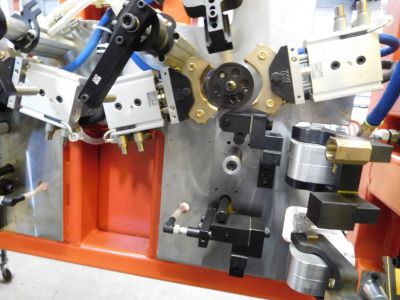 Fixture with Part Ready to be Loaded