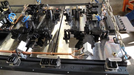 Interchangeable Tooling Plates on Frame