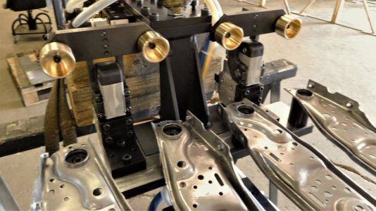 Precision Lathed Datum Pins Weld Fixture